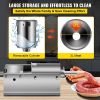 VEVOR Horizontal Sausage Stuffer 3L/ 7Lbs Manual Sausage Maker With 5 Filling Nozzles Sausage Stuffing Machine For Home & Commercial Use Stainless Ste