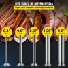 VEVOR Horizontal Sausage Stuffer 3L/ 7Lbs Manual Sausage Maker With 5 Filling Nozzles Sausage Stuffing Machine For Home & Commercial Use Stainless Ste