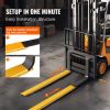 VEVOR Pallet Fork Extensions, 84" Length 4.5" Width, Heavy Duty Carbon Steel Fork Extensions for Forklifts, 1 Pair Forklift Extensions