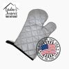 Black Labrador Hippie Dawg Oven Mitt Heat Resistant Thick Oven Mitt for Hot Pans and Oven, Kitchen Mitt Protect Hands, Cooking Baking Glove