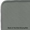 Manatee in a Dreamscape Dish Drying Mat Absorbent Dish Drying Mat Pad for Kitchen Counter Dish Drainer Mat for Countertop, 14 x 21", Multicolor
