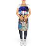 Bernese Mountain Dog Hippie Dawg Apron Cooking Kitchen Server Baking Crafts Gardening for Adult Women Men, Unisex, Large, Multicolor