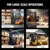 VEVOR Pallet Fork Extensions, 84" Length 4.5" Width, Heavy Duty Carbon Steel Fork Extensions for Forklifts, 1 Pair Forklift Extensions