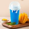 Summer Squeeze Homemade Juice Water Bottle Quick-Frozen Smoothie Sand Cup Pinch Fast Cooling Magic Ice Cream Slushy Maker Beker