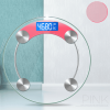 1pc Transparent Bathroom Scales LCD Electronic Bascula Pesa Digital Smart Scale Bear 180 KG Body Weight Balance Scales Floor Scales